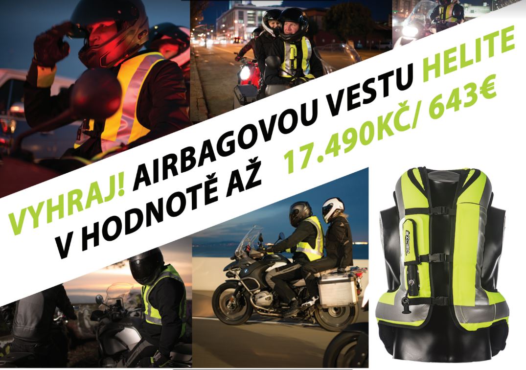 Vyhraj airbagovú vestu Helite od Top moto priamo na výstave Motocykel 2017
