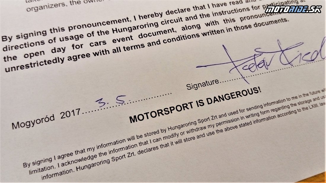 Motorsport is dangerous :)