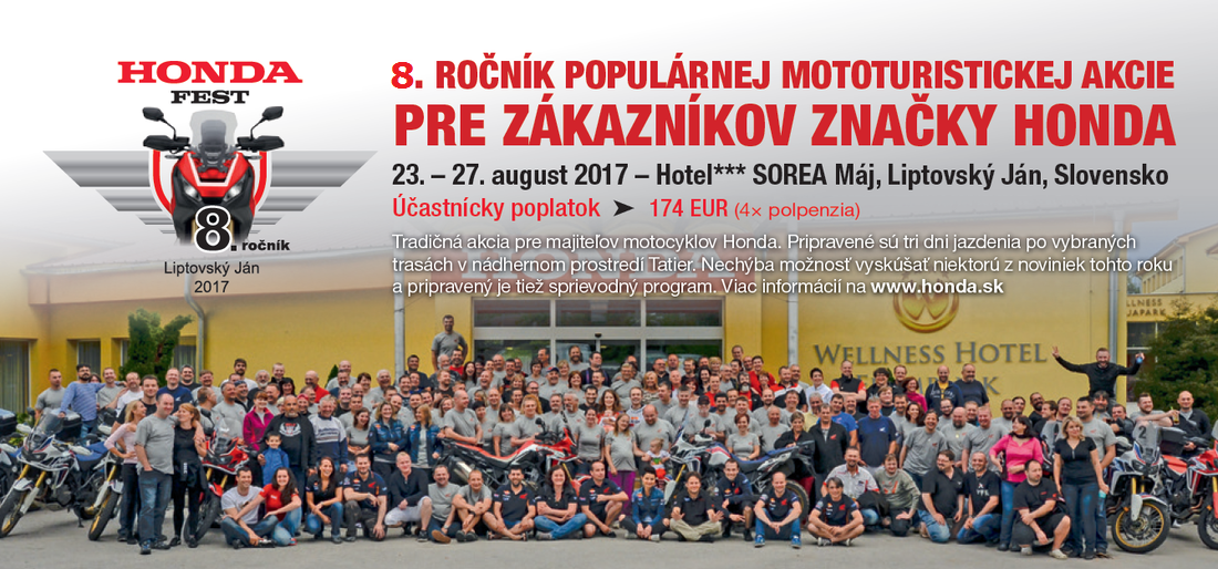 Pozvánka na Honda Fest 2017 - po niekoľkých rokoch opäť na Slovensku!