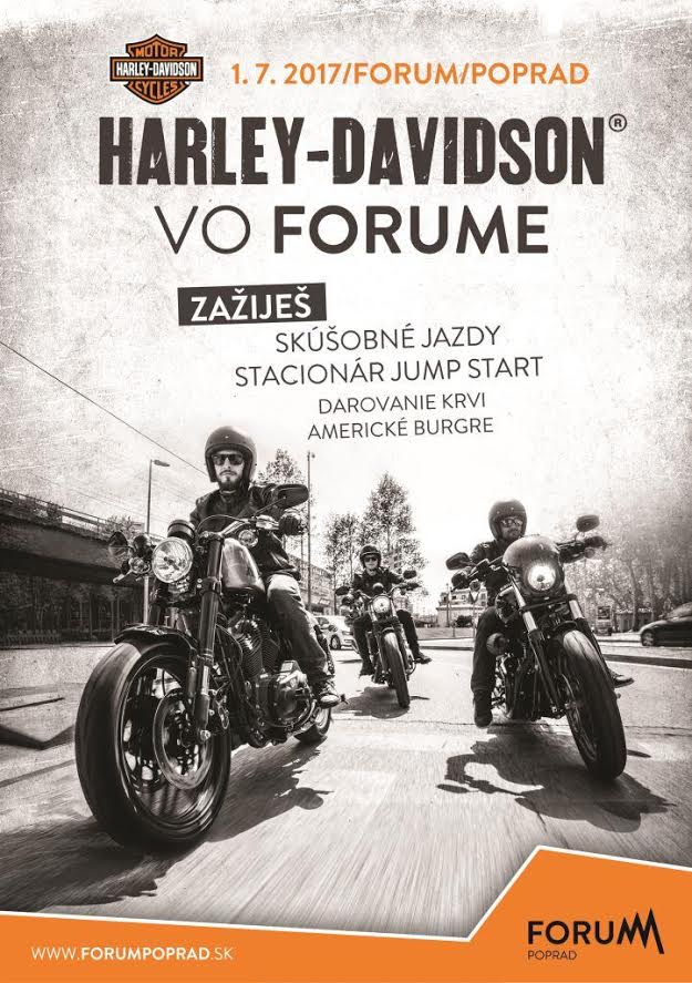 Pozvánka: testovacie jazdy Harley-Davidson už túto sobotu v Poprade!