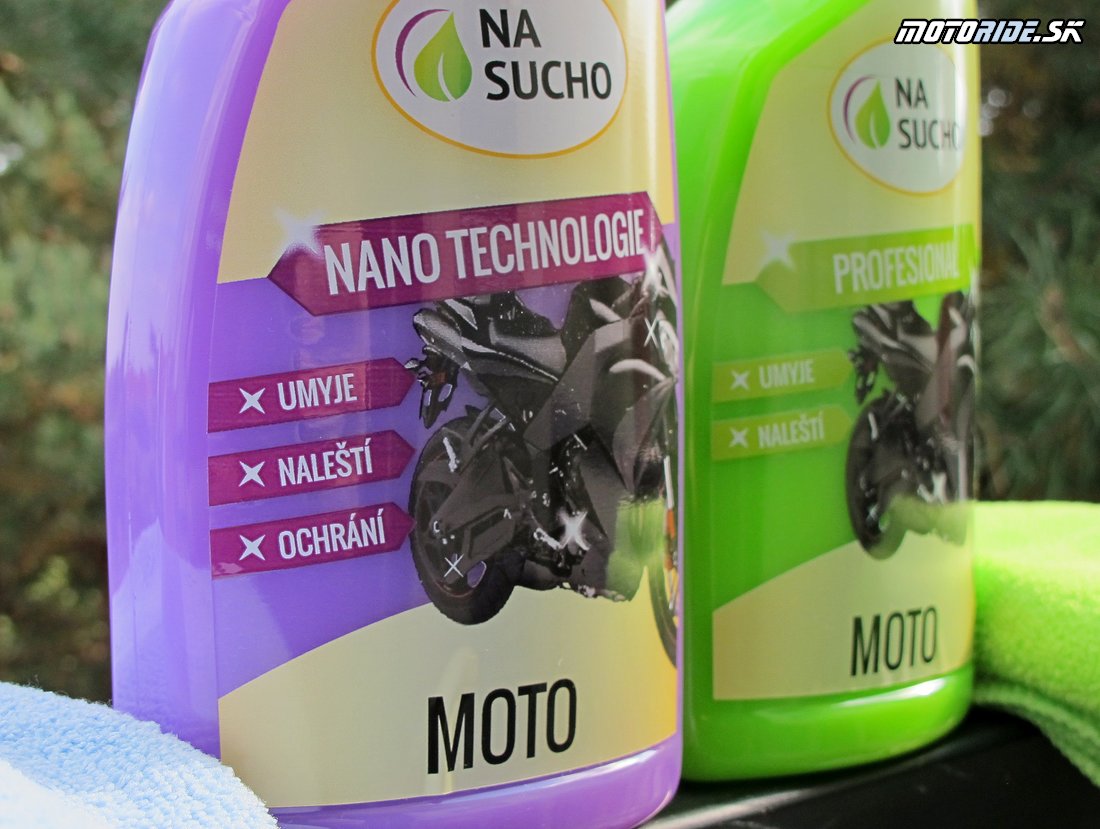 Vyskúšali sme motokozmetiku Nasucho - umyje motorku bez vody
