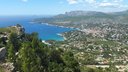 Nádherný výhľad na zátoku pri Marseille.  (Francúzsko)