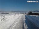 Prístupová cesta do areálu BMT Lúčky - Pozvánka: Stretko ľadových medveďov 2018, Brezno - motorky, zima, sneh, preteky, pioniere a skvelá zábava