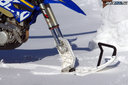 Husaberg FE 350 s kitom Camso DTS 129 - Mega zábava snow bike na na snehu - Camso DTS 129