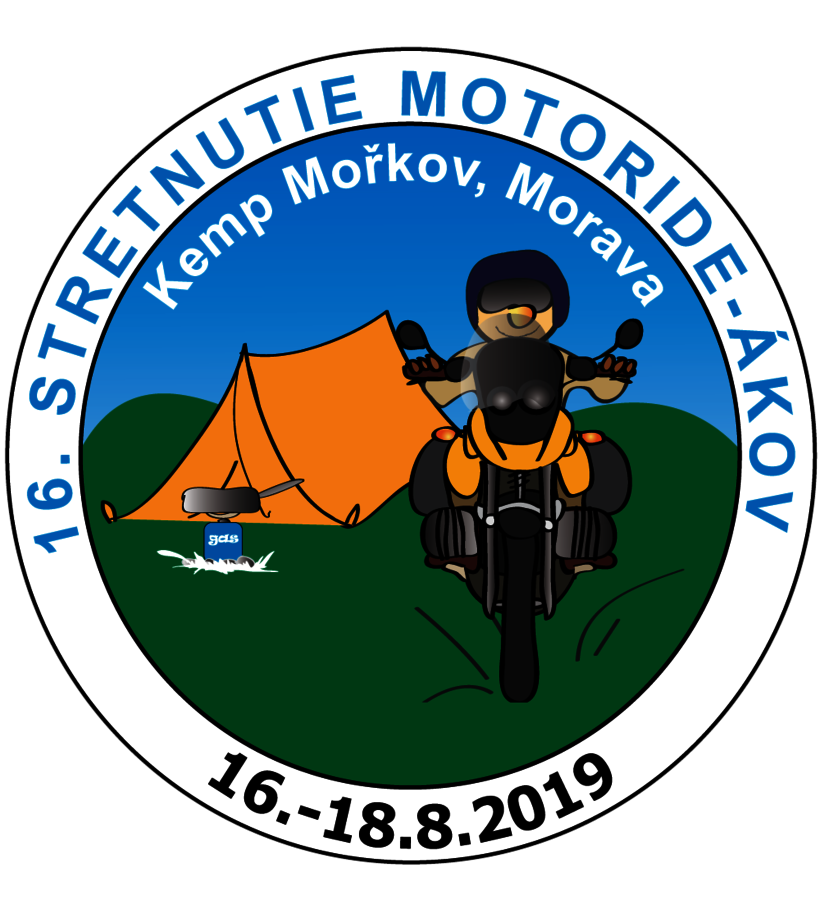 16. stretnutie motorideákov na Morave - Motoride Tour 2019, 16. - 18. 8. 2019, Mořkov