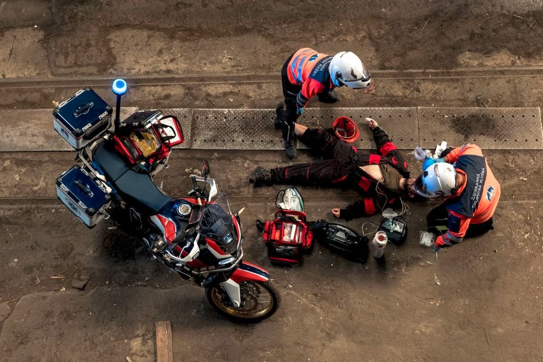 Záchranársky motocykel Honda Africa Twin na Slovensku