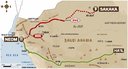 Mapa - Dakar 2021: 8. etapa  - Sakaka - Neom
