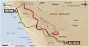 Mapa - Dakar 2021:10. etapa  - Neom - AlUla