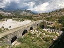 Turecký most Ura e Mesit cer rieku Kir, Shkodër, Albánsko 1