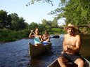 Výlet na kanoe, splavenie Kačacej rieky 