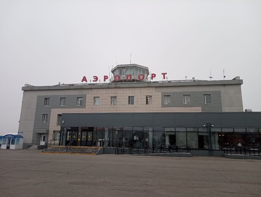 ...letisko,odlietame nazad do Magadanu