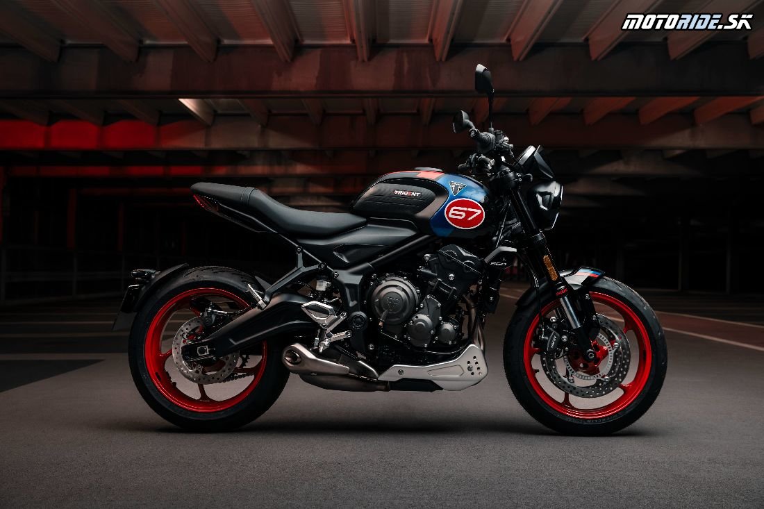 Triumph predstavil Trident 660 v krásnych farbách Triple Tribute 