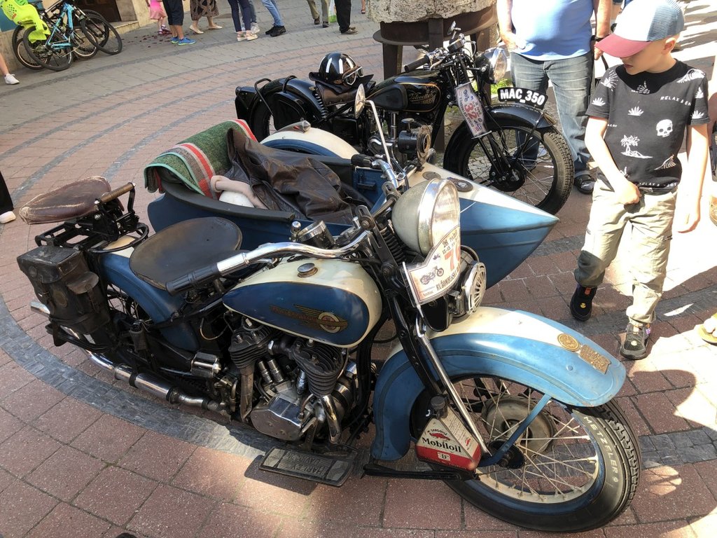 Harley v pôvodnom stave.