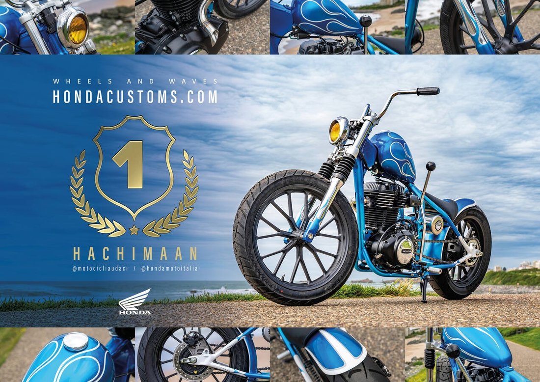 Italy s Hachimaan named as winner of the 2025 Honda Customs competition