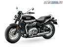 Bonneville-Speedmaster MY26 Sapphire-Black LHS-Front-Angle