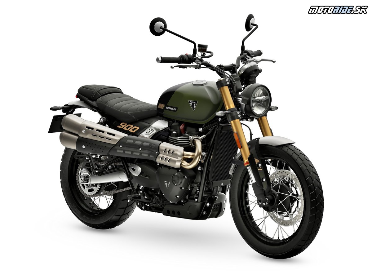 Scrambler-900 MY26 Matt-Khaki-Green RHS-Front-Angle