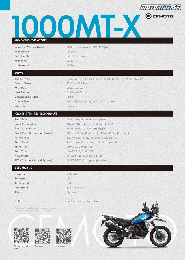 CFMOTO 1000MT-X info