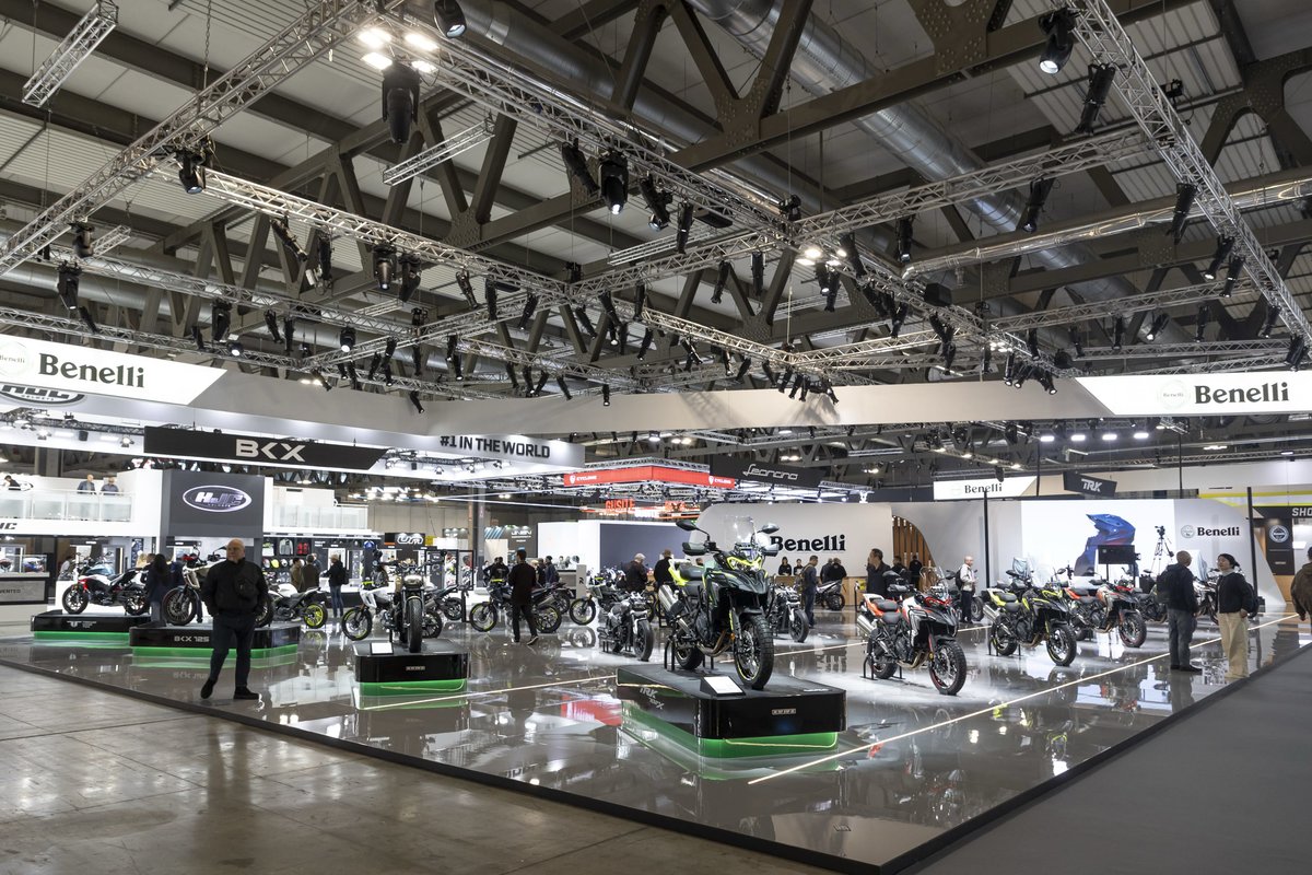 Benelli stánok EICMA 2025
