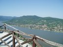 Pohľad z Višegrádu na Nagymaros