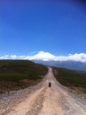 cesta pod horu Elbrus