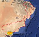 Omán 2014 - Mapa - Salalah Beach Villaa.