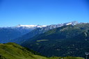 Pohľad z vrcholovej stanice lanovky na Monte Spinale
