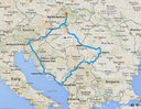 Trasa cesty cez Balkán