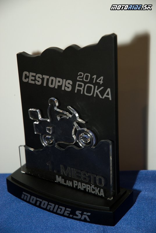 Cestopis roka 2014 - Vyhlásenie výsledkov 14.3.2015 - Výstava Motocykel 2015