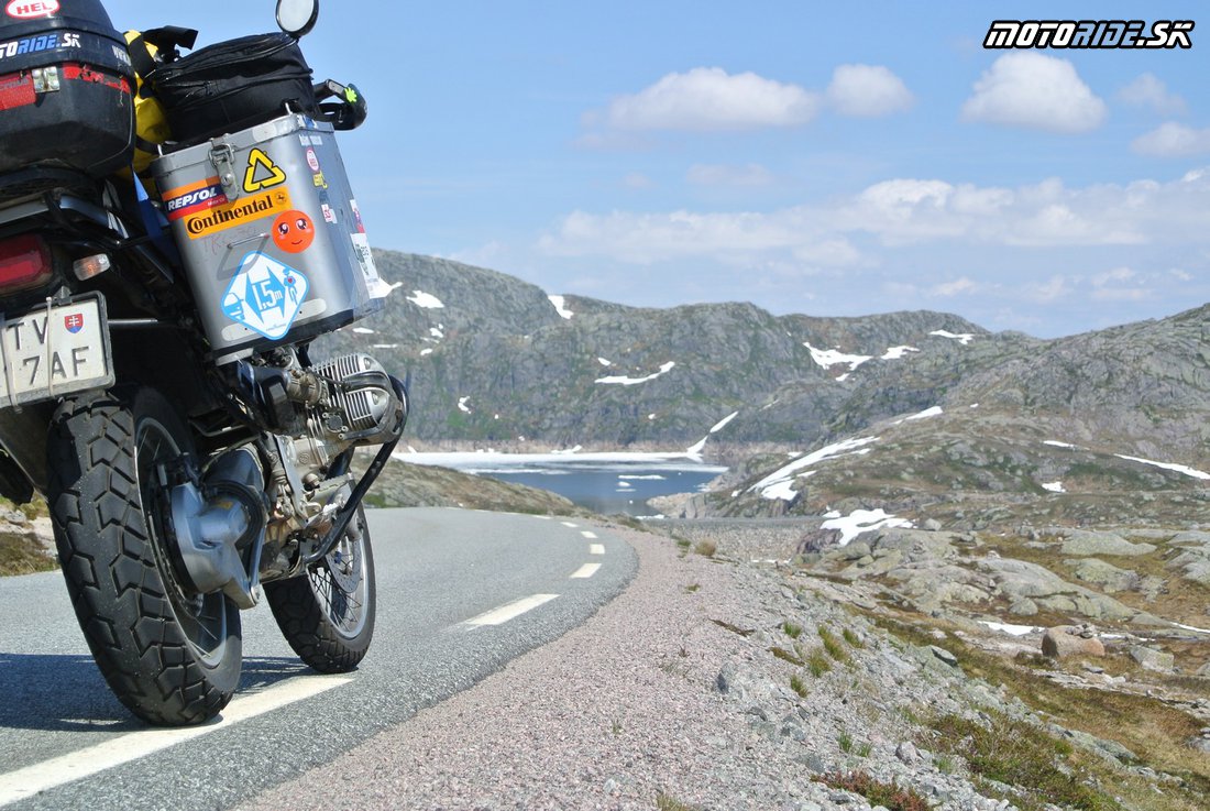 Continental TKC70 po 10.000 km – Smerom od Lysebotn fjordu