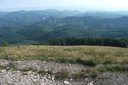 Pohľad z Pietroasy - Pietroasa 1200 m n.m., výjazd, Rumunsko