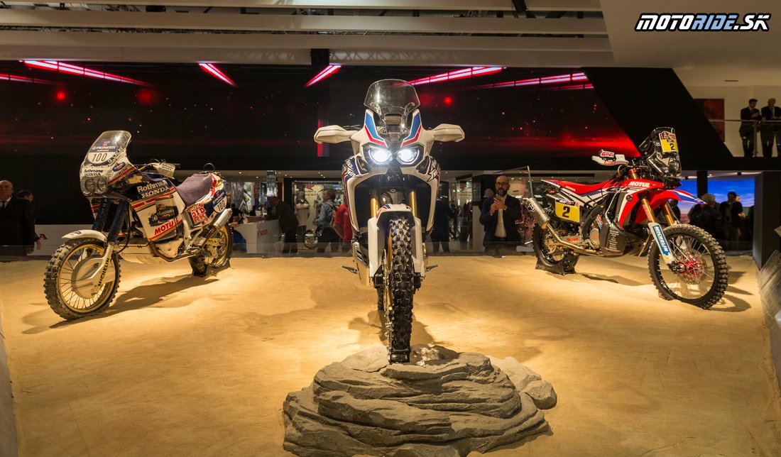 Honda CRF1000L Africa Twin 2016 - výstava EICMA 2015 Miláno