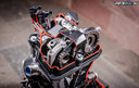 KTM 690 Duke 2016 - motor - hlava, vačkový a vyvažovací hriadeľ