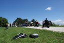 Mohyla M.R. Štefanika na Bradle - častý to cieľ motorkárov 
foto z akcie Suzuki Slovakia Tour  