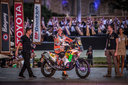 Laia Sanz KTM 450 RALLY Podium Dakar 2017