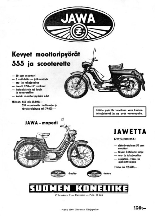  Helsinská reklama na Pioniera 555