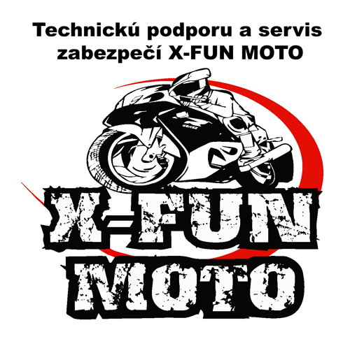  Technickú podporu a servis zabezpečí X-FUN MOTO