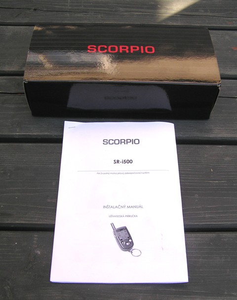  Balenie Scorpio SR-i500 SE
