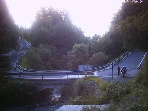 Prejazd cez Wurzen pass na rakúsko-slovinsku hranicu