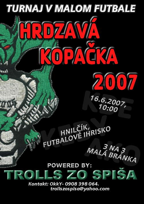  Hrdzavá kopačka 2007