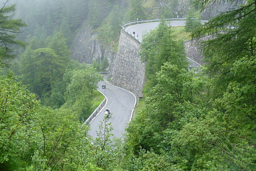  Zmáčané stúpanie na Passo di Croce Domini