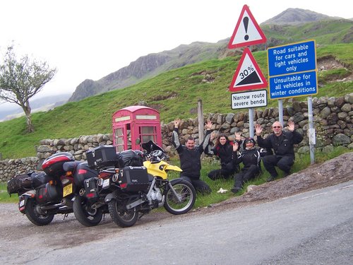  Úpätie Hardknott pass