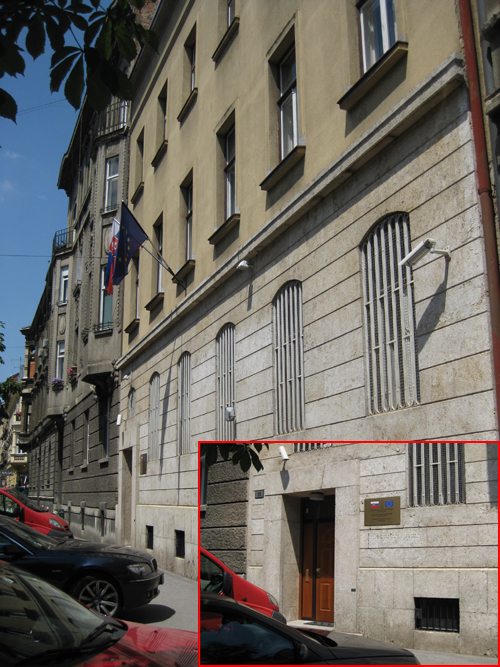  Slovenská ambasáda v Zagrebe