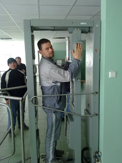  Výstupná kontrola radiácie po návšteve Prypyate