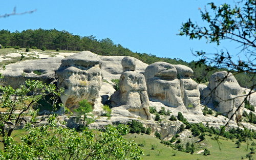  Bachčisaraj, okolie. Ako Meteora?