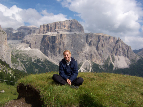  Klasické Dolomity. Fotené v Passo Sella.