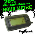 Zľava 20% na merače motohodín od ProsPark